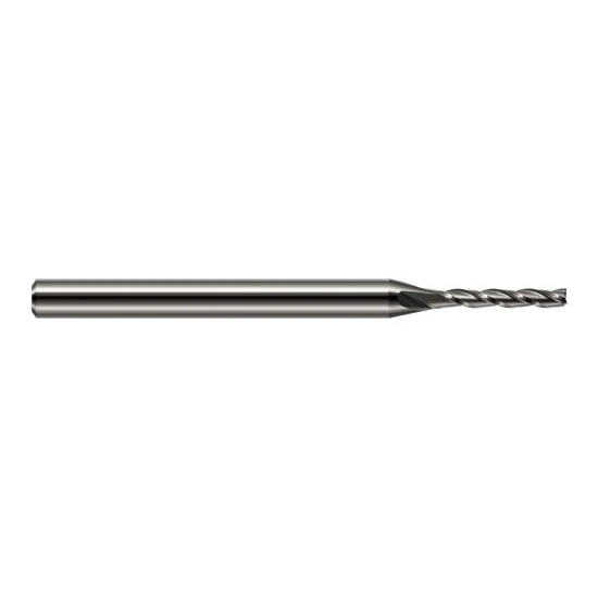Harvey Tool 31805 | 0.0050" Diameter x 1/8" Shank x  LOC x 2-1/2" OAL 3FL Uncoated Carbide Square End Mill