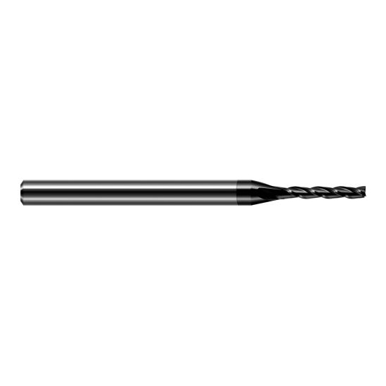 Harvey Tool 31839-C4 | 0.0390" Diameter x 1/8" Shank x 13/64" LOC x 2-1/2" OAL 3FL Amorphous Diamond Coated Carbide Square End Mill