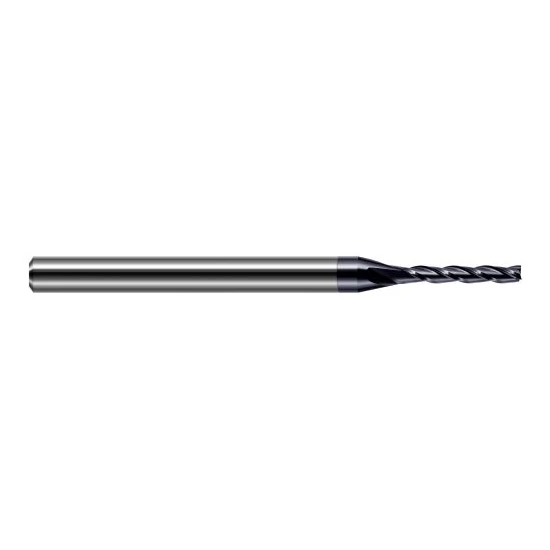 Harvey Tool 834178-C3 | 5/64" Diameter x 1/8" Shank x 13/32" LOC x 2-1/2" OAL 4FL AlTiN Coated Carbide Square End Mill