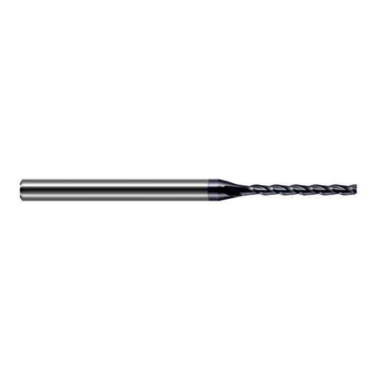 Harvey Tool 951345-C3 | 0.0450" Diameter x 1/8" Shank x  LOC x 2-1/2" OAL 3FL AlTiN Coated Carbide Square End Mill