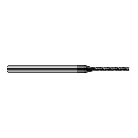 Harvey Tool 12760-C4 | 0.0600" Diameter x 1/8" Shank x 1/2" LOC x 2-1/2" OAL 3FL Amorphous Diamond Coated Carbide Square End Mill