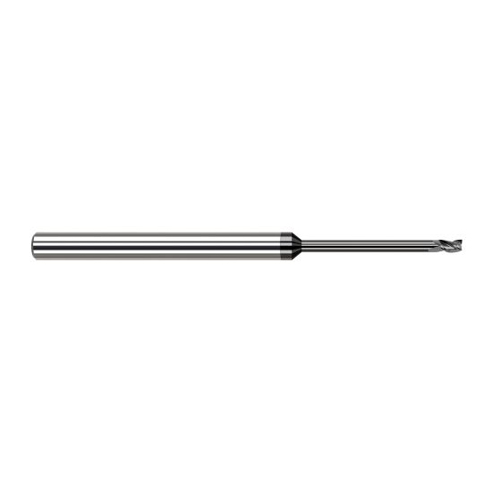 Harvey Tool 35508-C4 | 1/8" Diameter x 1/8" Shank x 3/16" LOC x 3" OAL 3FL Amorphous Diamond Coated Carbide Square End Mill