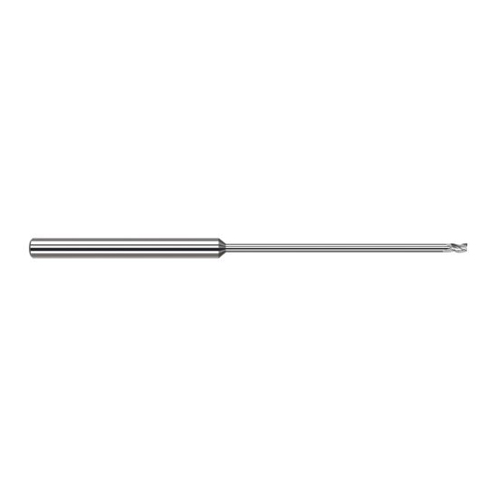 Harvey Tool 38062 | 1/16" Diameter x 1/8" Shank x 3/32" LOC x 3" OAL 3FL Uncoated Carbide Square End Mill