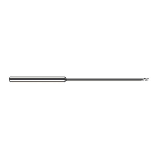 Harvey Tool 973608 | 1/8" Diameter x 1/8" Shank x 3/16" LOC x 6" OAL 3FL Uncoated Carbide Square End Mill