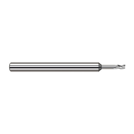 Harvey Tool 33314 | 7/32" Diameter x 1/4" Shank x 0.330" LOC x 4" OAL x 3 Flute Uncoated Carbide Square End Mill