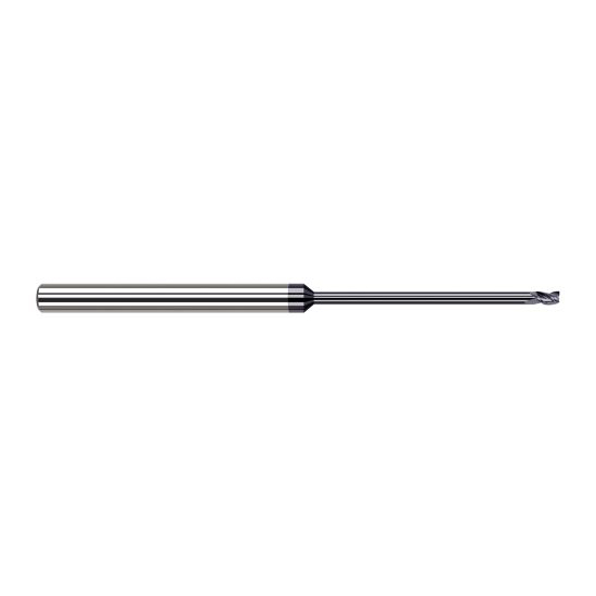 Harvey Tool 960516-C3 | 1/4" Diameter x 1/4" Shank x 3/8" LOC x 8" OAL 4FL AlTiN Coated Carbide Square End Mill