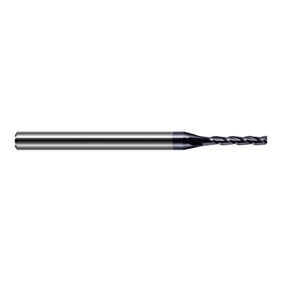 Harvey Tool 12524-C3 | 3/8" Diameter x 3/8" Shank x 1-3/4" LOC x 4" OAL 4FL AlTiN Coated Carbide Square End Mill