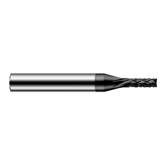 Harvey Tool 894516-C4 | 1/4" Diameter x 1/4" Shank x 1-1/4" LOC x 2-1/2" OAL Amorphous Diamond Coated End Mill for Composites
