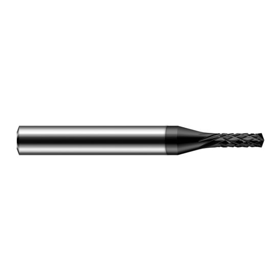 Harvey Tool 908108-C4 | 1/8" Diameter x 1/8" Shank x 3/8" LOC Amorphous Diamond Coated Carbide Diamond Cut Drill Mill for Composites