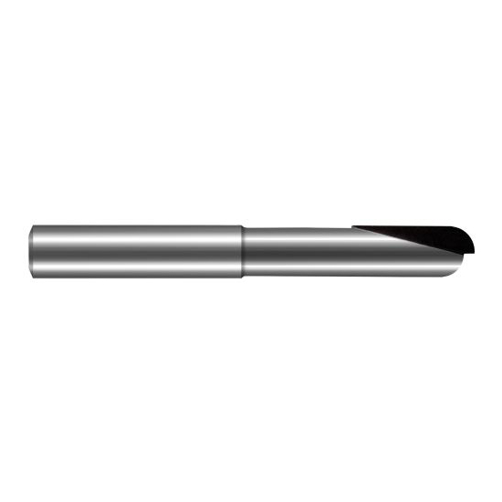 Harvey Tool 12008 | 1/8" Diameter x 1/8" Shank x 1/4" LOC x 1-1/2" OAL 1FL PCD Coated Carbide Ball End Mill