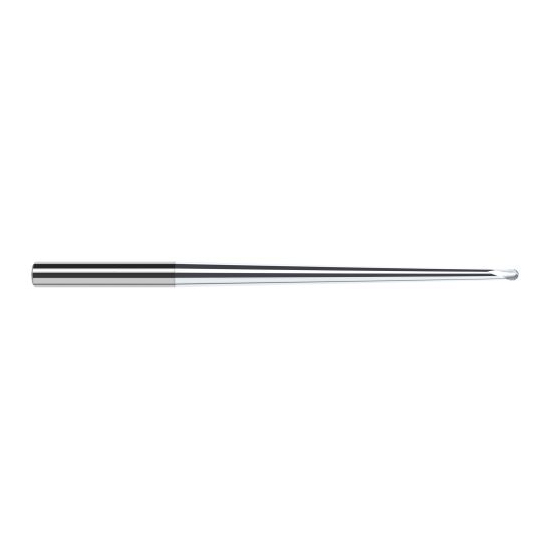 Harvey Tool 925087-C8 | 3/16" Diameter x 1/4" Shank x 0.1500" LOC x 4" OAL 2FL TiB2 Coated Carbide Ball End Mill