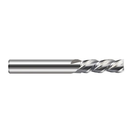 Harvey Tool 858612 | 3/16" Diameter x 3/16" Shank x 0.2850" LOC x 2" OAL 3FL Uncoated Carbide Single End Mill
