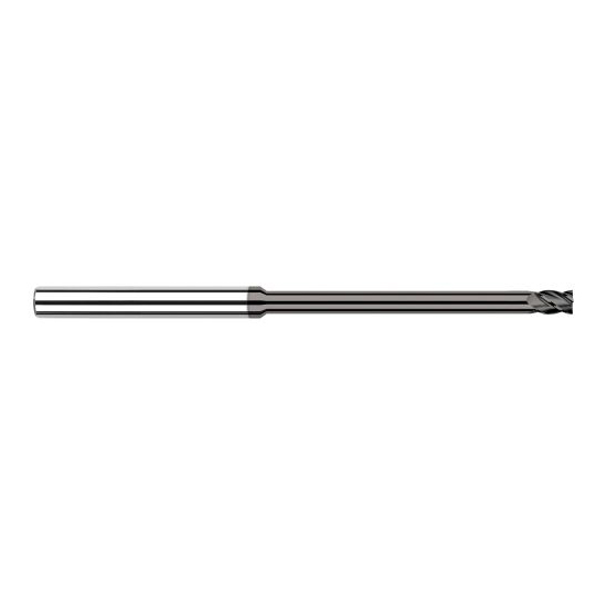 Harvey Tool 974631 | 1/32" Diameter x 1/8" Shank x 3/64" LOC x 2-1/2" OAL 4FL CVD Diamond Coated Carbide Single End Mill for Diamond Tooling
