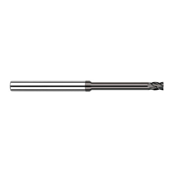 Harvey Tool 960305 | 0.1180" Diameter x 1/8" Shank x 0.1770" LOC x 2-1/2" OAL 4FL CVD Diamond Coated Carbide Single End Mill for Diamond Tooling