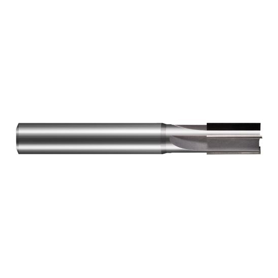 Harvey Tool 914148 | 3/4" Diameter x 3/4" Shank x 1-1/4" LOC x 4" OAL 4FL PCD Coated Carbide Single End Mill for Diamond Tooling
