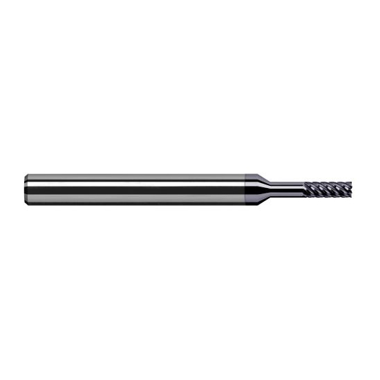 Harvey Tool 940816-C6 | 1/4" Diameter x 1/4" Shank x 3/4" LOC x 4" OAL 7FL AlTiN Nano Coated Carbide Single End Mill for Exotic Alloys