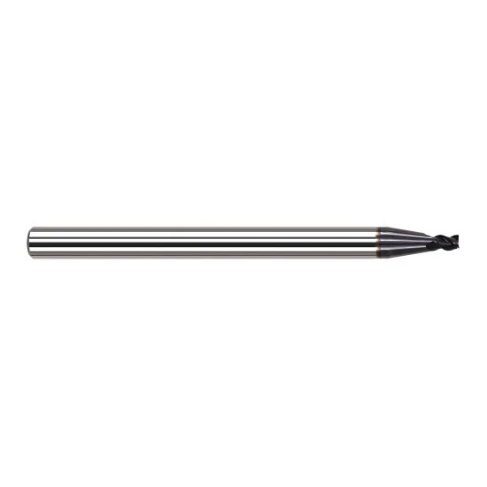Harvey Tool 973832-C6 | 1/2" Diameter x 1/2" Shank x 3/4" LOC x 3" OAL 4FL AlTiN Nano Coated Carbide Single End Mill for Exotic Alloys