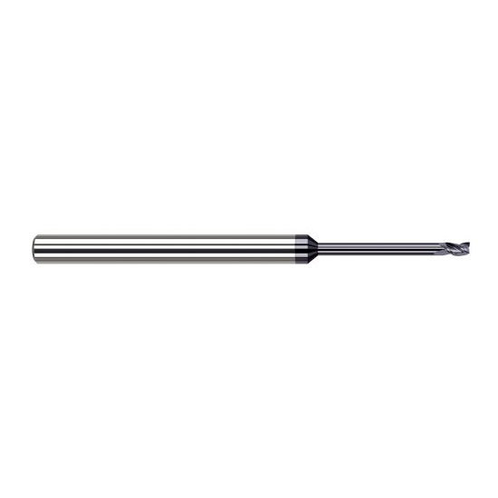 Harvey Tool 931208-C3 | 1/8" Diameter x 1/8" Shank x 3/16" LOC x 2-1/2" OAL 4FL AlTiN Coated Carbide Single End Mill