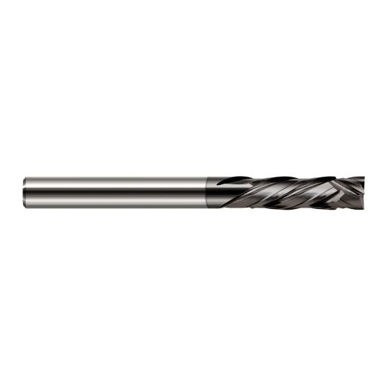 Harvey Tool 997716 | 1/4" Diameter x 1/4" Shank x 3/4" LOC x 2-1/2" OAL 4FL CVD Diamond Coated End Mill for Composites