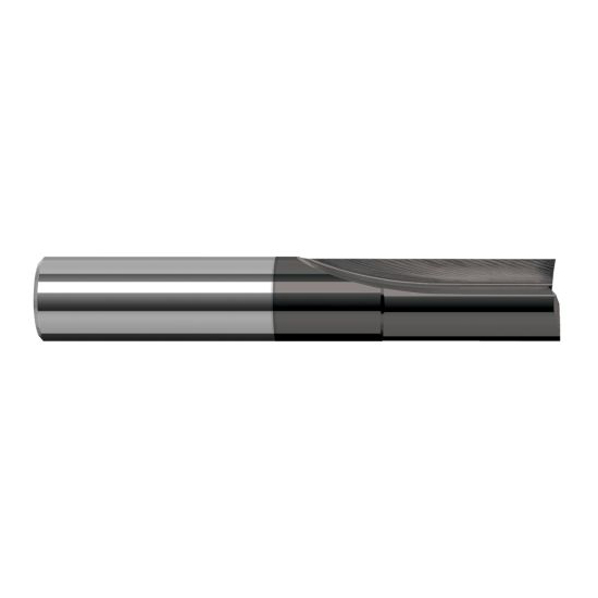 Harvey Tool 14608-C4 | 1/8" Diameter x 1/4" Shank x 1/4" LOC x 2" OAL 2FL Amorphous Diamond Coated End Mill for Composites