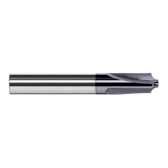 Harvey Tool 928293-C3 | 3/8" Diameter x 3/8" Shank x 2-1/2" OAL 0.1540" Tip Diameter 3FL AlTiN Coated Solid Carbide Single End Corner Rounding End Mill