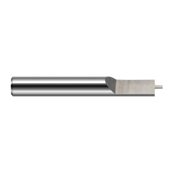 Harvey Tool 844260 | 1/8" Diameter x 1/8" Shank x 0.0900" LOC x 1-1/2" OAL Uncoated Solid Carbide Parallel Square Engraving Cutter