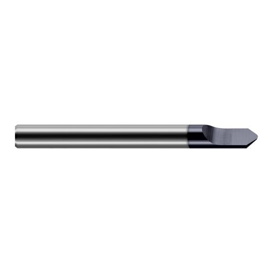 Harvey Tool 48420-C3 | 90 Degree Point Angle 3/16" Shank x 0.0920" LOC x 2" OAL AlTiN Coated Solid Carbide Radius Point Engraving Cutter