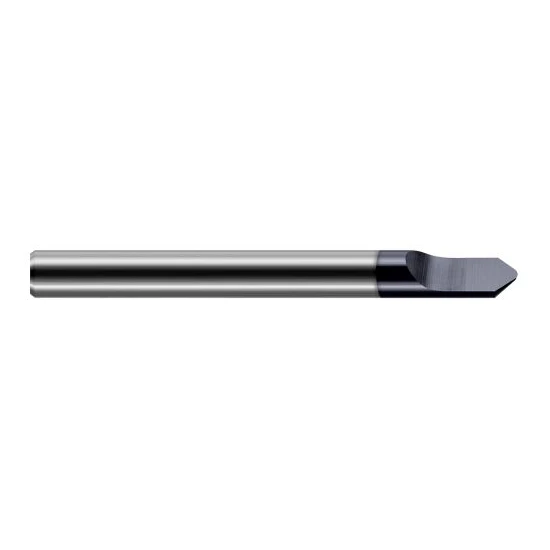 Harvey Tool 967330-C3 | 60 Degree Point Angle 1/4" Shank x 0.2090" LOC x 2-1/2" OAL AlTiN Coated Solid Carbide Radius Point Engraving Cutter