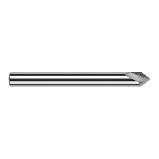 Harvey Tool 23716 | 1/4" Diameter x 1/4" Shank x 0.0720" LOC x 2-1/2" OAL Uncoated Solid Carbide Engraving Cutter Marking Cutter for Ferrous Materials