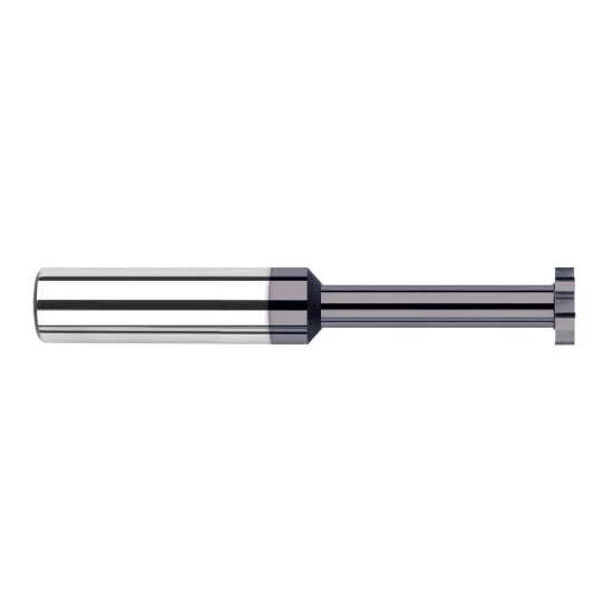 Harvey Tool 43978-C3 | 1/4" Diameter x 5/64" Cutting Width x 1/4" Shank AlTiN Coated Carbide Straight Tooth Keyseat Cutter