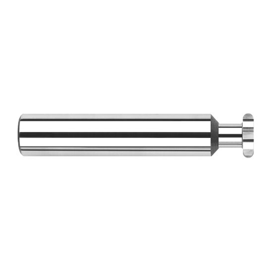 Harvey Tool 898562 | 1/2" Diameter x 1/8" Cutting Width x 1/2" Shank Uncoated Carbide Straight Tooth Keyseat Cutter