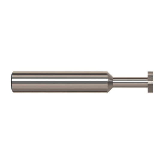 Harvey Tool 988920 | 1/2" Diameter x 3/64" Cutting Width x 1/2" Shank Uncoated Carbide Straight Tooth Keyseat Cutter