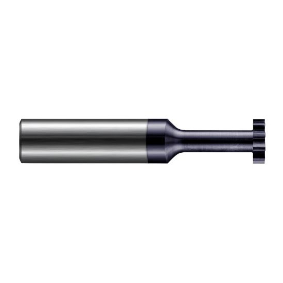 Harvey Tool 894730-C6 | 3/8" Diameter x 1/16" Cutting Width x 3/8" Shank AlTiN Nano Coated Carbide Straight Tooth Keyseat Cutter