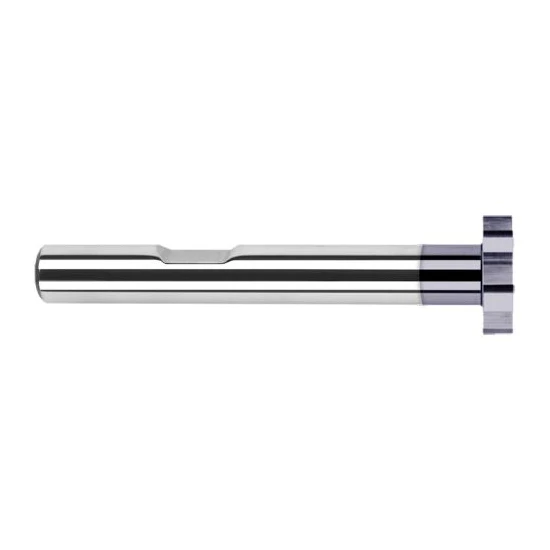 Harvey Tool 55955-C3 | 1" Diameter x 5/32" Cutting Width x 1/2" Shank AlTiN Coated Carbide Straight Tooth Keyseat Cutter