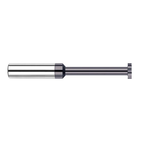 Harvey Tool 933160-C3 | 1/2" Diameter x 1/8" Cutting Width x 1/2" Shank AlTiN Coated Carbide Straight Tooth Keyseat Cutter