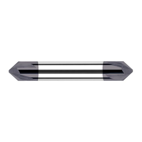 Harvey Tool 891045-C3 | 45 Degree Angle per Side 0.0950" LOC x 0.2500" Shank AlTiN Coated Solid Carbide Deburring Chamfer Mill