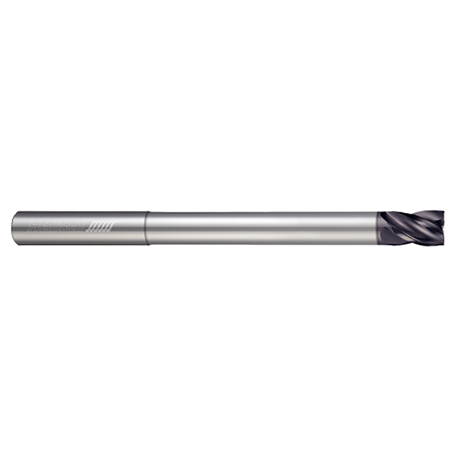 Helical Solutions 52332 | HSV-RN-S-40750 3/4" Diameter x 3/4" Shank x 1" LOC x 2" Reach x 4" OAL 4 Flute Single End Aplus Coated Solid Carbide Reduced Neck Square End Mill
