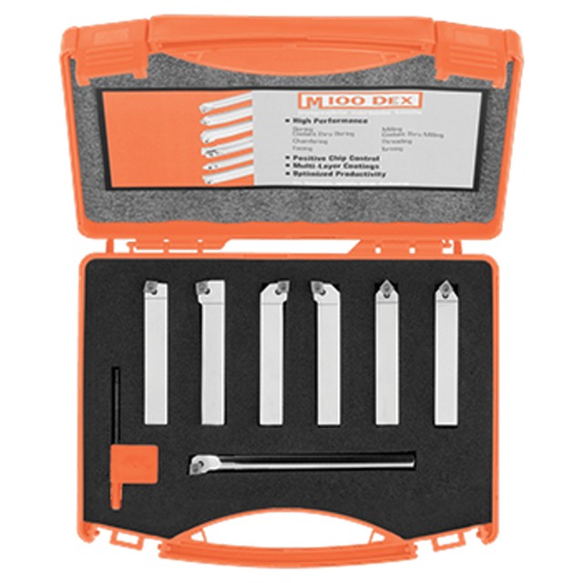 Micro 100 40-7102 | 22 Pc. 5/16" Shank Assorted Indexable Boring Bar Set