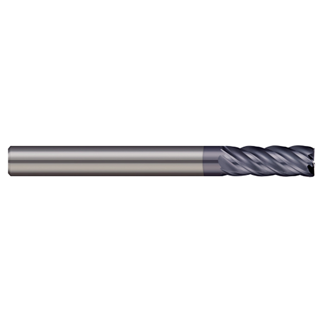 Micro 100 VHM-312-5-020K | 5/16" Diameter x 5/16" Shank x 0.813" LOC x 2-1/2" OAL x 0.020" Corner Radius nACRo Coated Carbide End Mill