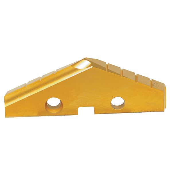 Allied Machine and Engineering 434T-0216 | 2-1/2" Diameter x 5/16" Thickness 132 Degree Included Angle TiN Coated High Speed Steel 4 Series Spade Drill Insert