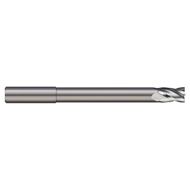 Micro 100 GLRM-100-2 | 10mm Diameter x 10mm Shank x 18mm LOC x 65mm Reach x 120mm OAL 2 Flute Uncoated Carbide Square End Mill