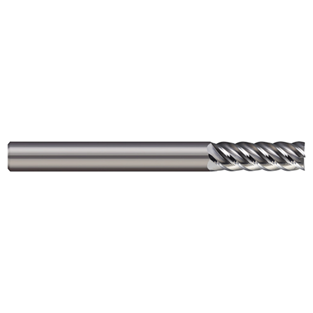 Micro 100 ARMM-180-5 | 18mm Diameter x 18mm Shank x 45mm LOC x Reach x 92mm OAL 5 Flute Uncoated Carbide Square End Mill For Steels & High Temperature Alloys