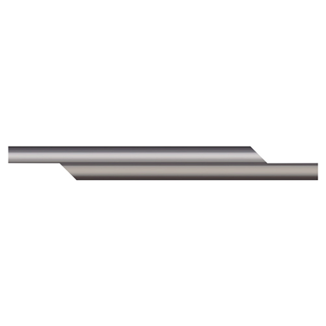 Micro 100 RS-250-24 | 1/4" Diameter x 4" Length Split End - Double Ended Solid Carbide Blank