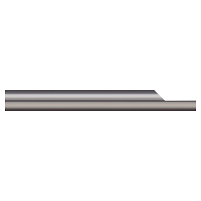 Micro 100 RSM-080-1 | 8mm Diameter x 63mm Length Split End - Single Ended Solid Carbide Blank