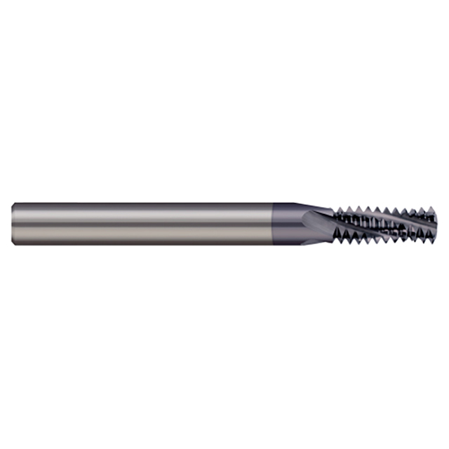 Micro 100 TM-138-32X | 6-32 1/4" LOC 2 Flute AlTiN Coated Carbide Helical Flute Thread Mill