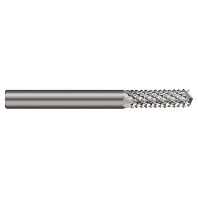 Micro 100 RDD-30 | 1/8" Diameter x 1/8" Shank x 1/2" LOC x 1-1/2" OAL 135 Degree Angle Uncoated Carbide Straight Router Bit For Plastics & Composites