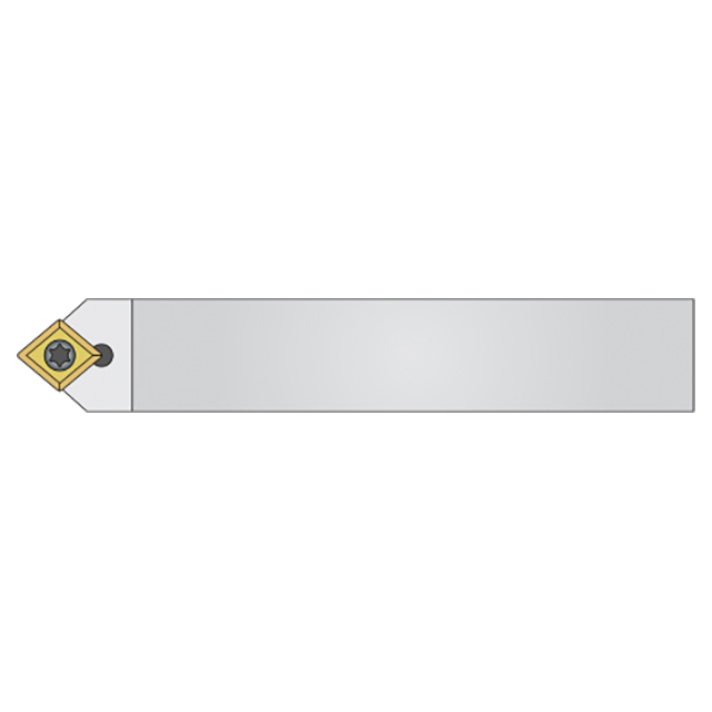 Micro 100 10-3312 | 0.3125" Square Shank x 2.40" OAL SCMCN-505-D2 Right & Left Hand Radial Turning, Profiling & Chamfering Holder, CCMT 21.51 Insert Style
