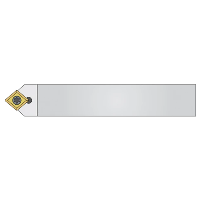 Micro 100 10-3313 | 0.3750" Square Shank x 2.80" OAL SCMCN-606-E2 Right & Left Hand Radial Turning, Profiling & Chamfering Holder, CCMT 21.51 Insert Style