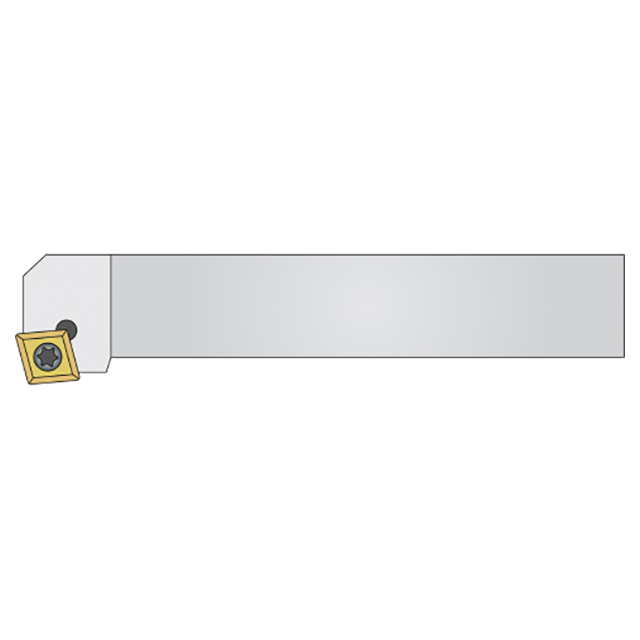 Micro 100 10-3211 | 0.2500" Square Shank x 2.40" OAL SCKCR-404-D2 Right Hand Radial Facing, Turning & Chamfering Holder, CCMT 21.51 Insert Style