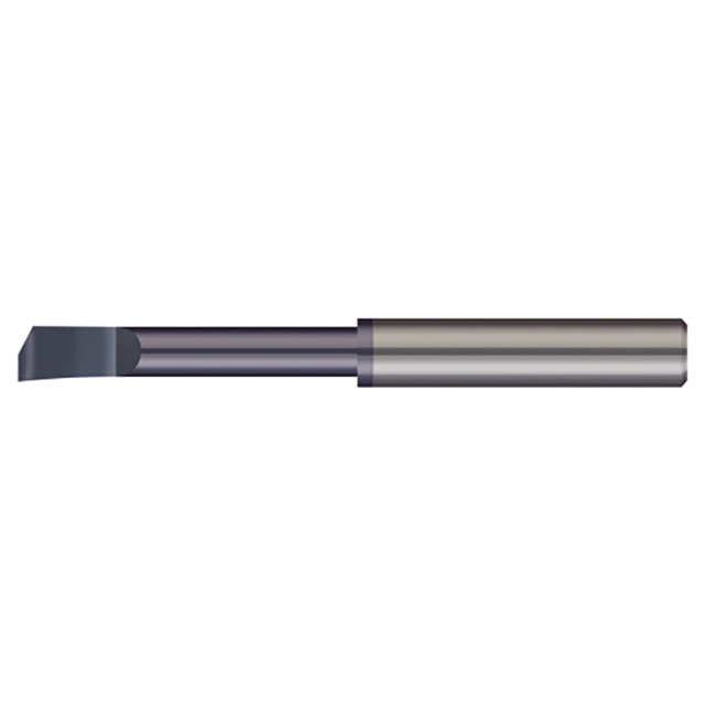 Micro 100 HBB-2401500X | 0.2275" Minimum Bore Diameter x 1.500" Maximum Bore Depth x 1/4" Shank x 2-1/2" OAL AlTiN Coated Carbide Helical Back Rake Boring Bar